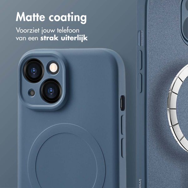 imoshion Color Backcover met MagSafe Apple iPhone 15 - Donkerblauw