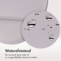 imoshion Ergonomische muismat - Muismat met polssteun - 30 x 25 cm - Grijs