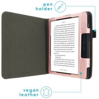 imoshion Vegan Leather Bookcase Kobo Libra H2O - Rosé Goud