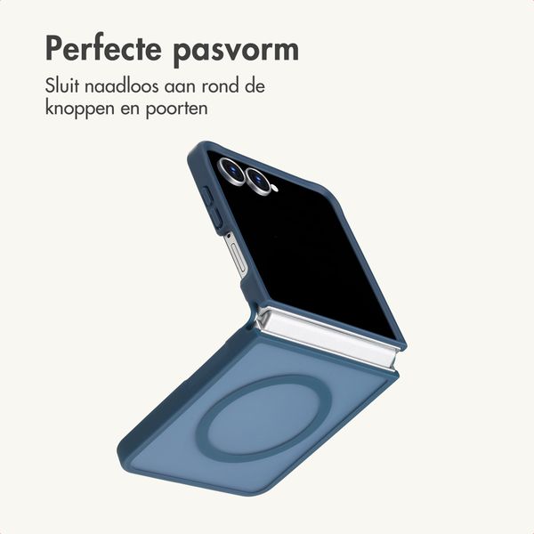 imoshion Color Guard Backcover met MagSafe Samsung Galaxy Z Flip 8 - Donkerblauw