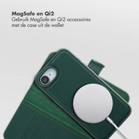 Selencia Olyn Uitneembare Bookcase met MagSafe Apple iPhone 16e - Groen