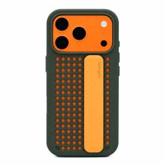 Callbuddy Hoesje met Strap Apple iPhone 17 Pro - Camo Orange