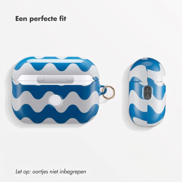 Selencia Vivid Case  Apple AirPods Pro 2 - Wave Vibes Classic Blue