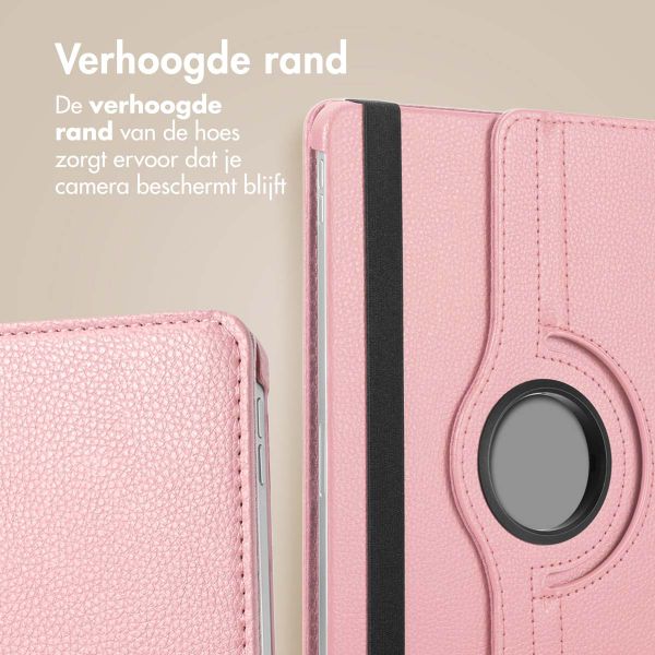 imoshion 360° draaibare Bookcase Samsung Galaxy Tab S10 Lite / S9 11.0 inch / Tab S10 FE / S9 FE 10.9 inch - Roze