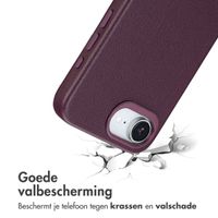 Accezz MagSafe Leather Backcover Apple iPhone 16e - Heath Purple