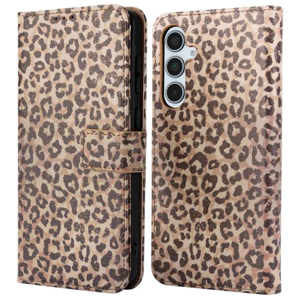 imoshion Design Bookcase Samsung Galaxy A35 - Leopard Mood