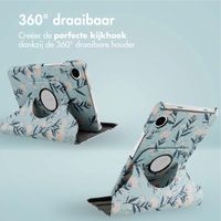 imoshion 360° Draaibare Design Bookcase Samsung Galaxy Tab A9 8.7 inch - Flowers
