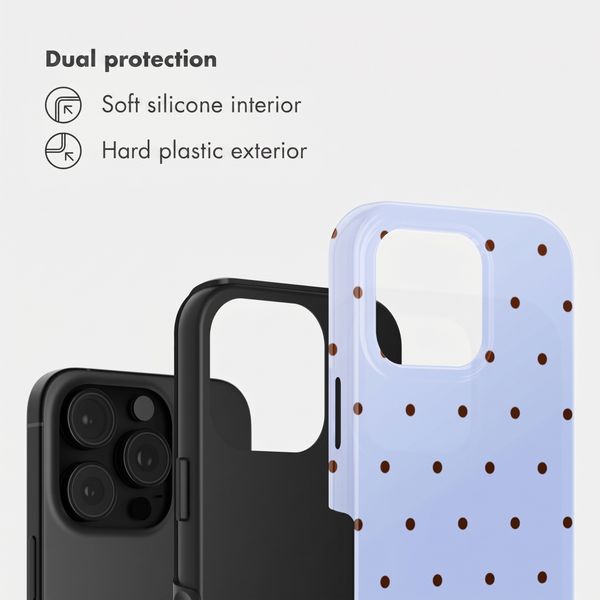 Selencia Vivid Back Cover Apple iPhone 16 Pro Max - Happy Dots Digital Sky