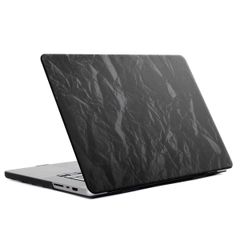 Selencia Fluwelen Cover MacBook Pro 13 inch (2020 / 2022) - A2289 / A2251 / A2338 - Zwart