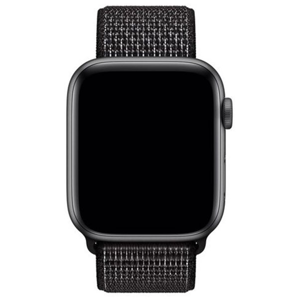 Apple Nike Sport Loop Band Apple Watch Series 1 t/m 11 / SE / Ultra (44/45/46/49 mm) - Black