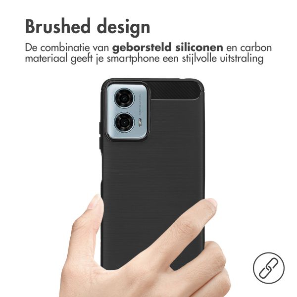 imoshion Brushed Backcover Motorola Moto G24 Power - Zwart