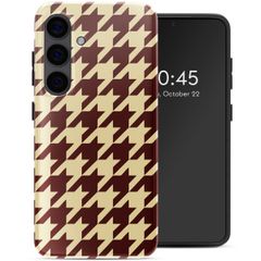 Selencia Vivid Backcover Samsung Galaxy S24 - Pied-de-Poule