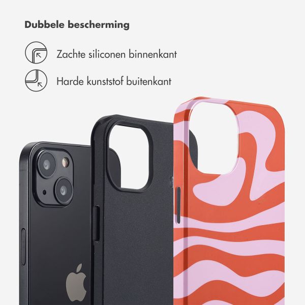 Selencia Vivid Backcover Apple iPhone 13 - Dream Swirl Pink