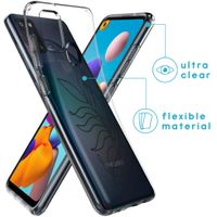 imoshion Design hoesje Samsung Galaxy A21s - Blad - Transparant