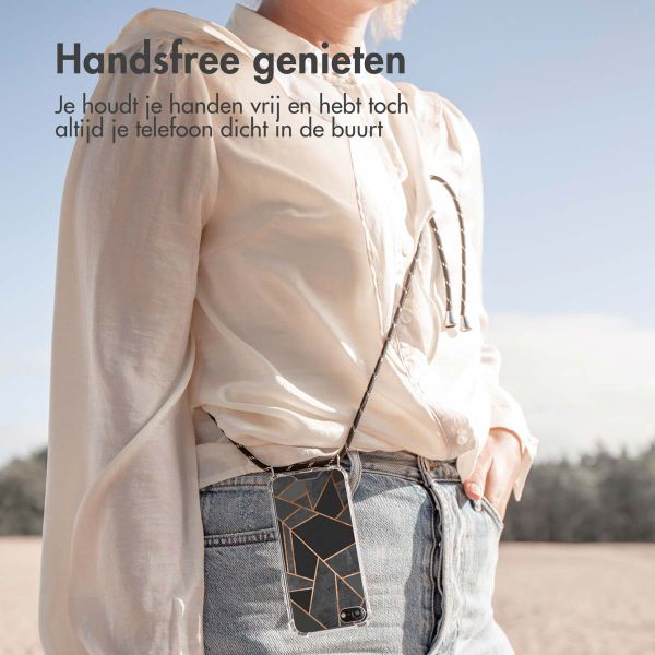 imoshion Design hoesje met koord Apple iPhone 13 Pro - Grafisch Koper