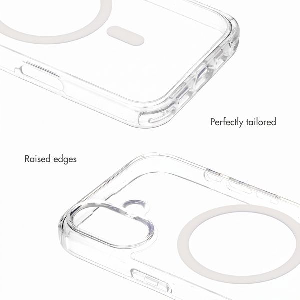 Selencia Rivièra MagSafe Back Cover with detachable hooks Apple iPhone 17 - Transparent