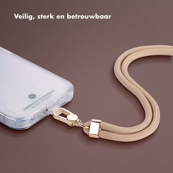 Selencia Universeel telefoonkoord - Beige