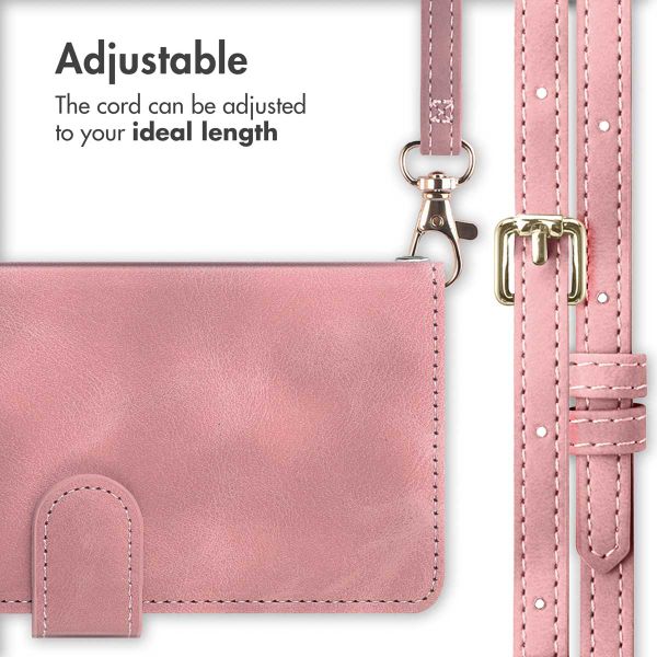 imoshion Bookcase with Strap Apple iPhone 12 (Pro) - Pink