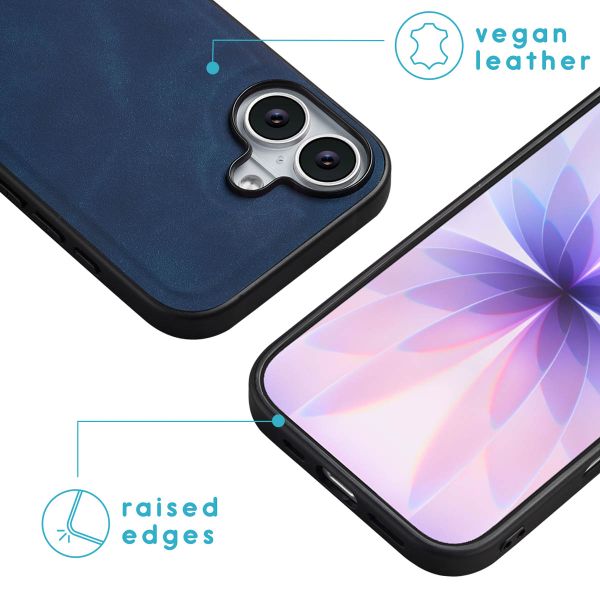 imoshion Uitneembare 2-in-1 Luxe Bookcase Apple iPhone 17 - Blauw