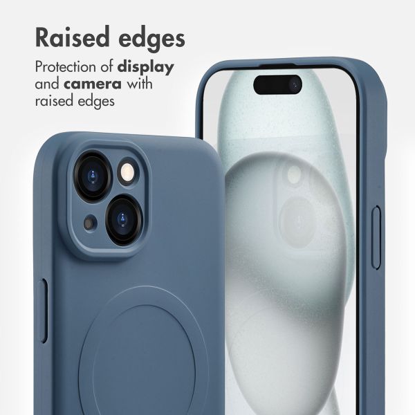 imoshion Colour Back Cover with MagSafe Apple iPhone 15 - Dark Blue