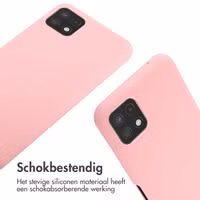 imoshion Siliconen hoesje met koord Samsung Galaxy A22 (5G) - Roze