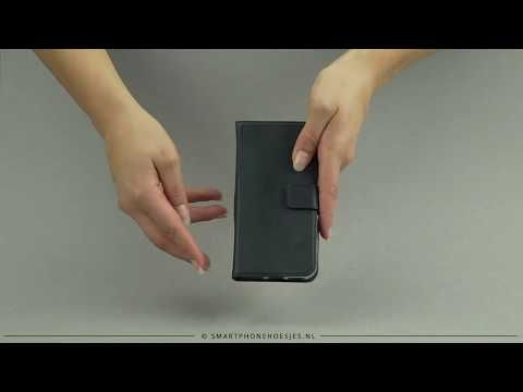 Selencia Echt Leren Bookcase Samsung Galaxy S9 - Zwart