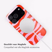 Selencia Vivid Backcover met MagSafe Apple iPhone 17 Pro - Dream Swirl Pink