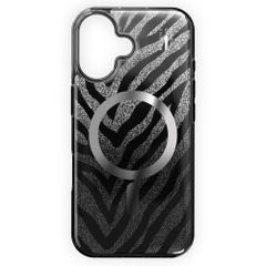 iDeal of Sweden Clear Case Limited met MagSafe Apple iPhone 16 - Zebra Mystique