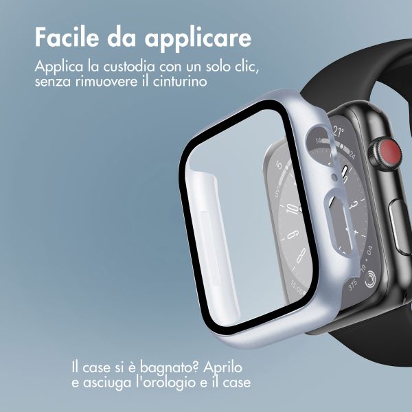 imoshion Full Cover Hardcase Apple Watch 7 / 8 / 9 - 41 mm - Zilver