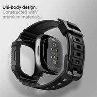 Spigen Rugged Armor™ Pro Case Fitbit Versa 4 / Sense 2 - Black