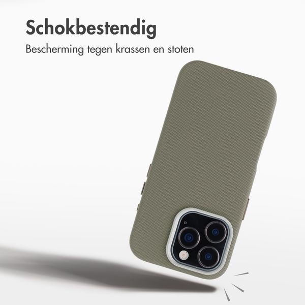 Accezz Mesh Backcover met MagSafe Apple iPhone 16 Pro - Donkergrijs
