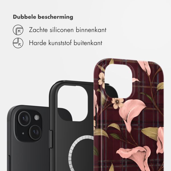 Selencia Vivid Backcover met MagSafe Apple iPhone 15 - Autumn Muse