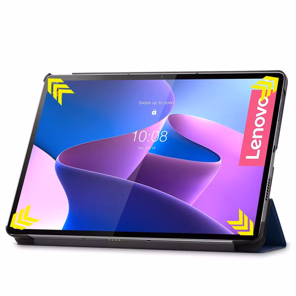 imoshion Trifold Bookcase Lenovo Tab P12 Pro - Donkerblauw