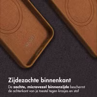 Accezz Vintage Leather Magsafe Backcover Samsung Galaxy S24 / S25 - Tabacco Cognac