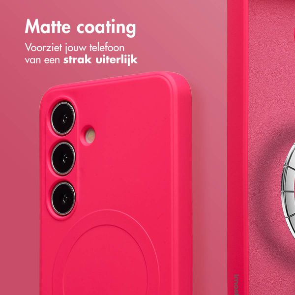 imoshion Color Backcover met MagSafe Samsung Galaxy S25 - Neon Pink