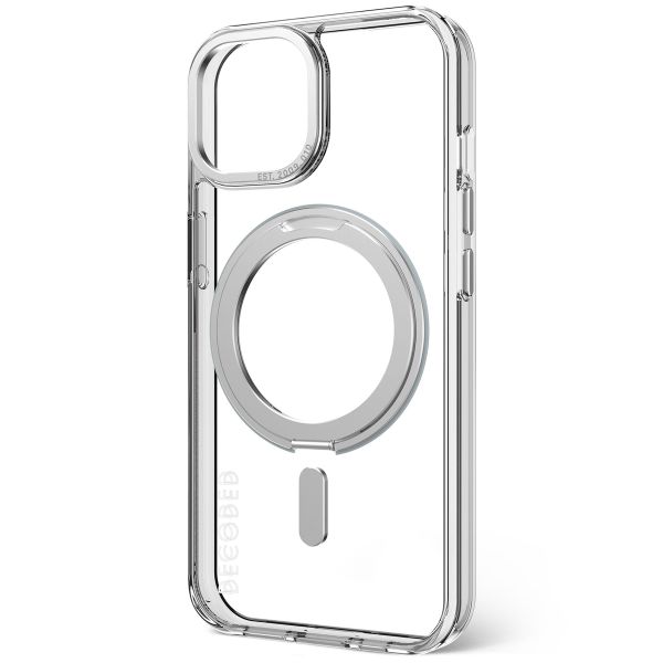 Decoded Clear Stand Backcover MagSafe iPhone 15 - Transparant