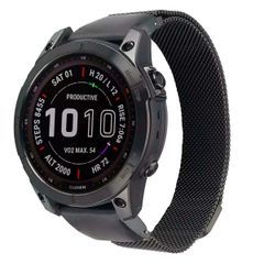 imoshion QuickFit® Milanees bandje  - Garmin 20 mm aansluiting - Maat L/XL - Zwart
