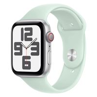 Apple Sport Band Apple Watch Series 1 t/m 9 / SE (38/40/41 mm) | Series 10 / 11 (42 mm) - Maat S/M - Aquamarine