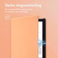 imoshion Canvas Sleepcover Bookcase Pocketbook Verse / Verse Pro / Verse Pro Color / Vivlio Light / Light HD - Peach