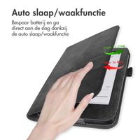 imoshion Stand Bookcase Sleepcover met strap Kobo Clara Colour / BW - Zwart