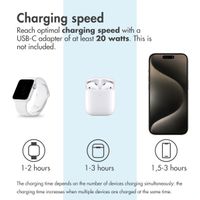 Accezz 3-in-1 Foldable Wireless MagSafe Charger - 20W - Black