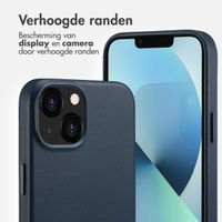 Accezz MagSafe Leather Backcover Apple iPhone 13 - Nightfall Blue