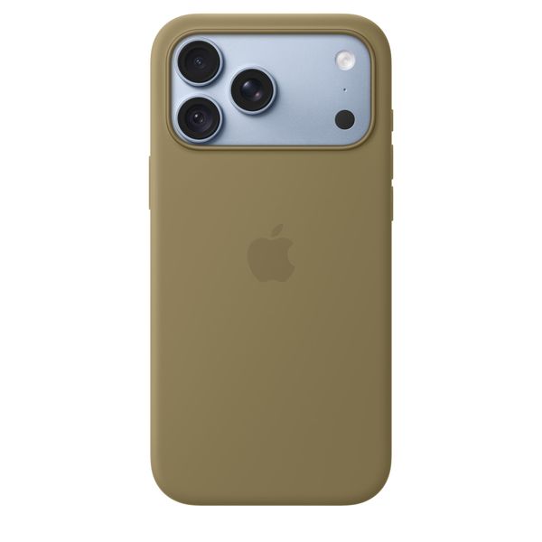 Apple Siliconenhoesje met MagSafe Apple iPhone 18 Pro Max - Olive