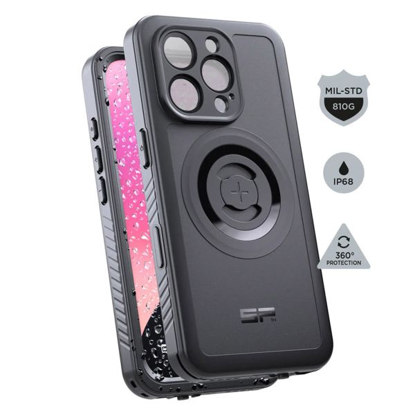 SP Connect Xtreme Series - Telefoonhoes Apple iPhone 16 Pro - Zwart