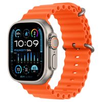 Apple Ocean Band Apple Watch Series 1 t/m 10 / SE / Ultra (2) (44/45/46/49 mm) - Oranje