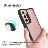 imoshion Rugged Hybrid Case Samsung Galaxy S21 - Zwart