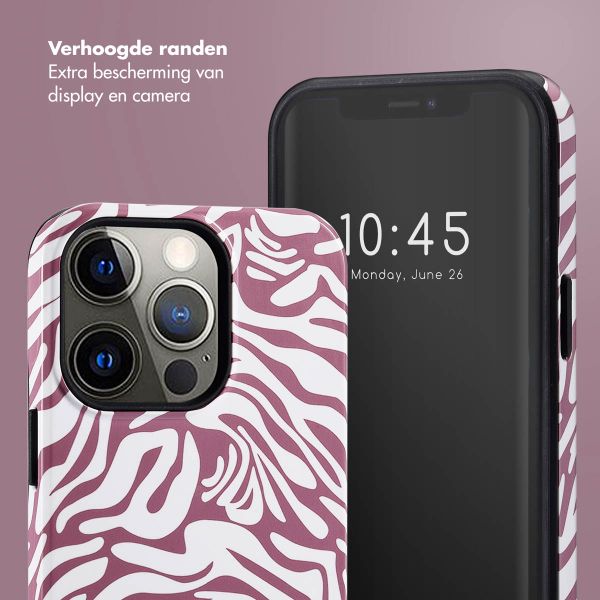 Selencia Vivid Backcover Apple iPhone 13 Pro - Trippy Swirl Dark Rose