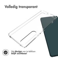 Accezz Clear Backcover Sony Xperia 1 IV - Transparant