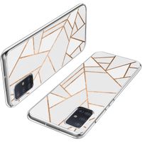 imoshion Design hoesje Samsung Galaxy A51 - Grafisch Koper / Wit