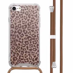 imoshion Design hoesje met koord Apple iPhone SE (2022 / 2020) / 8 / 7 - Leopard Mood